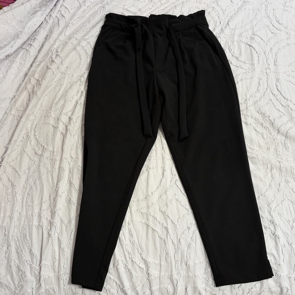 Dynamite paper-bag waist pants